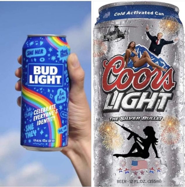 Bud Light Versus Coors Light Can – The Kumachan